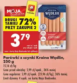 Biedronka Parówki Kraina Wędlin oferta