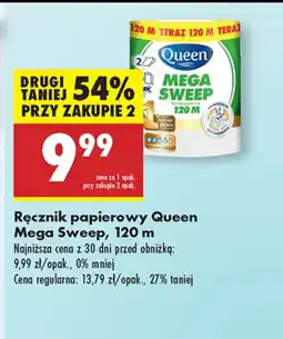 Biedronka Ręcznik papierowy Queen oferta