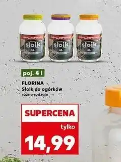 Kaufland Słoik do ogórków 4 l Florina (Florentyna) oferta