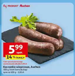 Auchan Kaszanka wieprzowa Auchan oferta