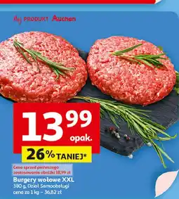 Auchan Burger wołowy Auchan oferta