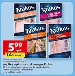 Auchan Szynka krucha od szwagra Krakus Animex oferta
