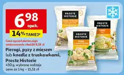 Auchan Pierogi ze szpinakiem i brokułami Iglotex Proste Historie oferta