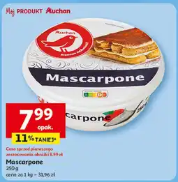 Auchan Mascarpone Auchan Różnorodne (Logo Czerwone) oferta