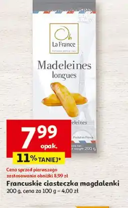 Auchan Ciastka madeleines longues Oh La France oferta