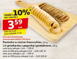 Auchan Przekąska z papryką i pomidorem oferta