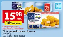 Auchan Paluszki rybne z łososia Frosta oferta