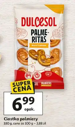 Auchan Ciastka palmiery Dulcesol oferta