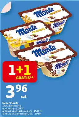Auchan Deser mleczno - kawowy Zott Monte Cappucino Balls oferta
