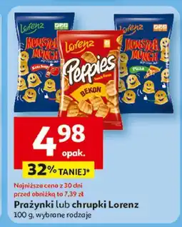 Auchan Chrupki bekonowe Lorenz Peppies oferta