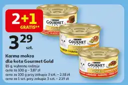Auchan Karma dla kota królik-wątróbka Purina Gourmet Gold oferta