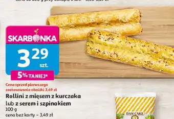 Auchan Rollini z serem i szpinakiem oferta