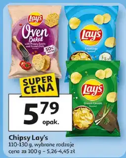 Auchan Chipsy zielona cebulka Lay's oferta