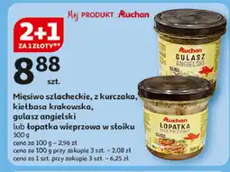 Auchan Łopatka wieprzowa Auchan oferta