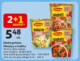 Auchan Makaron w sosie bolońskim z serem i bazylią Winiary Danie Mm oferta
