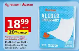 Auchan Podkład higieniczny na łóżko 60 x 90 cm Auchan oferta