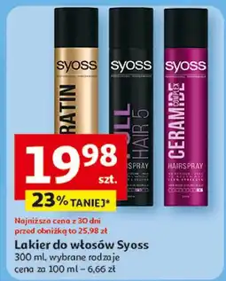 Auchan Lakier do włosów Syoss Ceramide Complex oferta