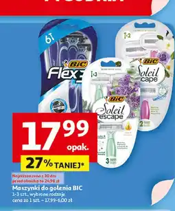 Auchan Maszynki do golenia Bic Soleil Escape oferta