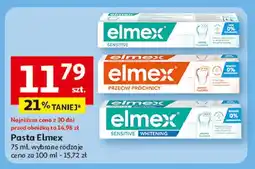 Auchan Pasta do zębów whitening Elmex Sensitive oferta