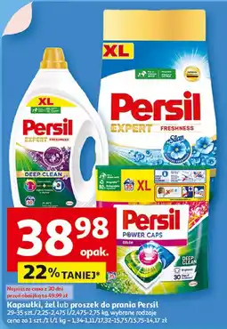 Auchan Kapsułki do prania deep clean color Persil Power Caps oferta