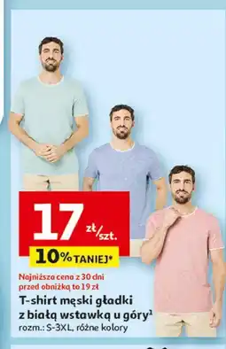 Auchan T-shirt męski z aplikacją s-3xl Inextenso By Auchan oferta