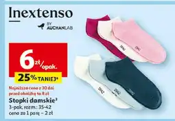 Auchan Stopki damskie Inextenso By Auchan oferta