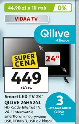 Auchan Telewizor led 24 24hs241 Qilive oferta