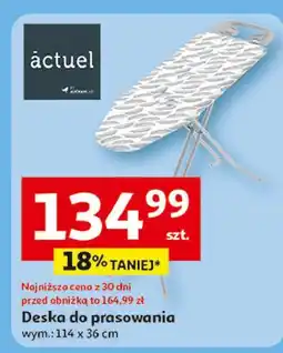 Auchan Deska do prasowania classic 114 x 36 cm Actuel oferta