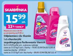 Auchan Chusteczki wyłapujące kolor Vanish Gold oferta