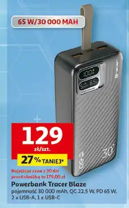 Auchan Powerbank blaze 30000mah Tracer oferta