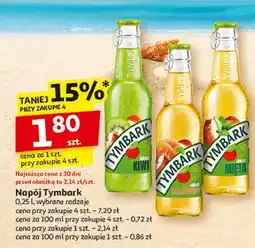 Auchan Napój jabłko-brzoskwinia Tymbark oferta