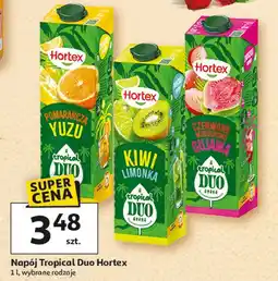 Auchan Napój kiwi limonka Hortex Tropical Duo oferta