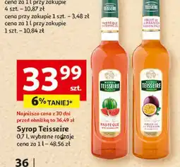 Auchan Syrop fruit de la passion Teisseire oferta