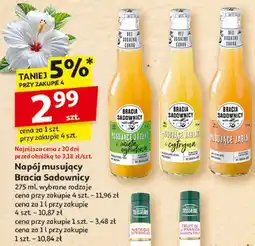 Auchan Napój musujące jabłko Bracia Sadownicy oferta