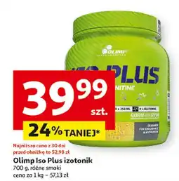 Auchan Koncentrat w proszku tropic blue Olimp Labs Iso Plus oferta