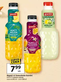 Auchan Lemoniada cytryna-gruszka Granini oferta