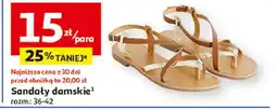 Auchan Sandały damskie oferta