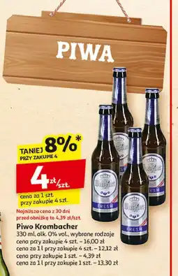 Auchan Piwo Krombacher Weizen 0.0% oferta