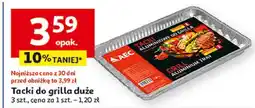 Auchan Tacki aluminiowe na grilla Aec oferta