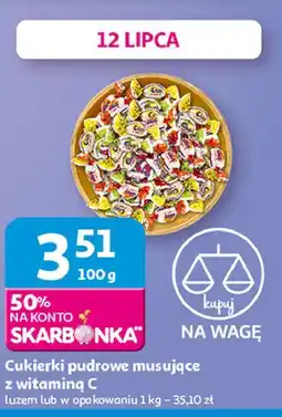 Auchan Cukierki pudrowe z witaminą c oferta