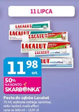 Auchan Pasta do zębów Lacalut Multi-Effect oferta