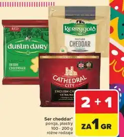 Carrefour Ser cheddar white Dublin Dairy oferta