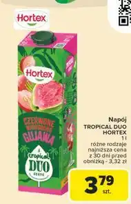 Carrefour Napój czerwone winogrono-gujawa Hortex Tropical Duo oferta