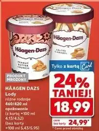 Kaufland Lody salted caramel Haagen-Dazs oferta