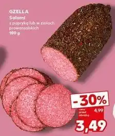 Kaufland Salami w ziołach prowansalskich Gzella oferta