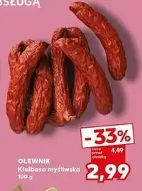 Kaufland Kiełbasa myśliwska Olewnik oferta