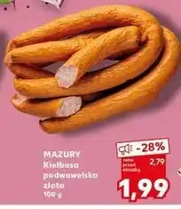Kaufland Kiełbasa podwawelska Mazury Ełk oferta