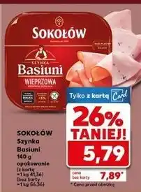 Kaufland Szynka basiuni Sokołów oferta