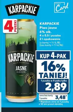 Kaufland Piwo Karpackie oferta