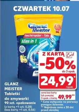 Kaufland Tabletki do zmywarki Glanz meister oferta